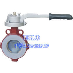 上海依博羅D41F、D71F 型 PN10~PN40 調(diào)節(jié)型四氟密封蝶閥